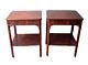 Schmieg & Kotzian Chinese Chippendale Mahogany End Table-a Pair