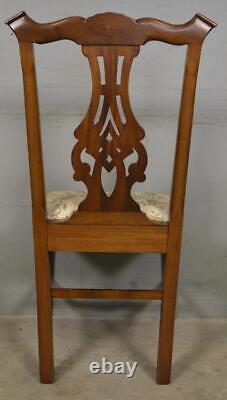 Set of 10 Chippendale Mahogany Dining Chairs, Sturdy & Elegant #22175