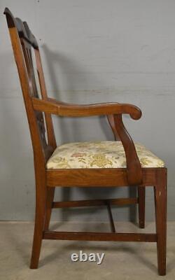 Set of 10 Chippendale Mahogany Dining Chairs, Sturdy & Elegant #22175