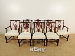 Set of 8 Kindel Winterthur 18th C Collection OXFORD Chippendale Dining Chairs