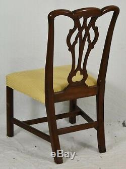Set of 8 Mahogany Chippendale Style Dining Chairs Attr. To Kittinger