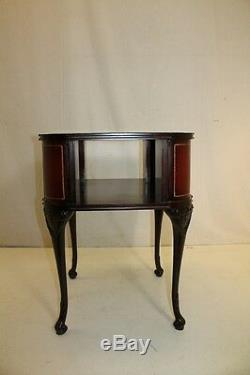 Set of Chippendale Style Mahogany Coffee Table and 2 Side Tables, Signed