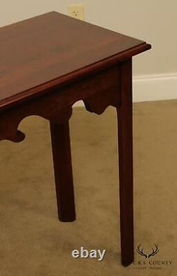Sheppard Tables Custom Crafted Solid Cherry Chippendale Style Console Table