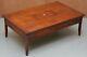 Solid Mahogany Harrods Kennedy Military Campaign Coffee Table Internal Storage