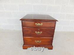 Statton Oldtowne Cherry Chippendale Style 2 Drawer File Cabinet A