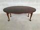 Statton Queen Anne Style Oxford Finish Drop Leaf Coffee Table