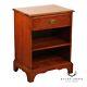 Stickley Chippendale Style Cherry Nightstands