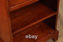 Stickley Chippendale Style Cherry Nightstands