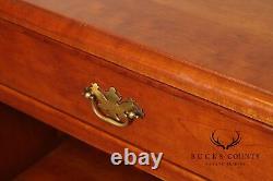 Stickley Chippendale Style Cherry Nightstands