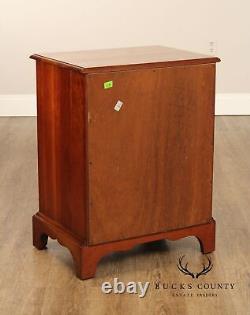 Stickley Chippendale Style Cherry Nightstands