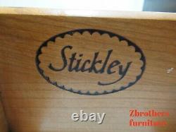 Stickley Furniture Cherry Chippendale China Cabinet Hutch Hunt Board