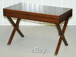 Stunning Restored Rosewood Extending Writing Table Desk Lovely Vintage Feel
