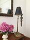 Stylish Faux Bamboo, Quality Brass Table Lamp, 44cm, Circa 1960s