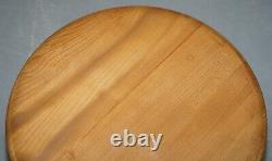 Sublime 1960's Solid Elm Ercol G Plan Folding Drop Leaf Coffee Or Side Table