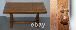 Sublime Circa 1950's Robert Mouseman Thompson 6 Person Dining Table Must See