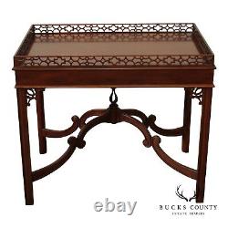 Sutton Century Reproductions Chippendale Style Mahogany Tea Table