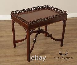 Sutton Century Reproductions Chippendale Style Mahogany Tea Table