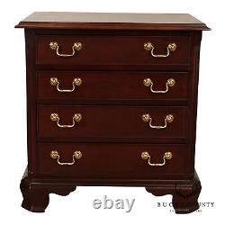 Thomasville Chippendale Style Mahogany Nightstand Chest