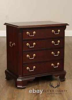 Thomasville Chippendale Style Mahogany Nightstand Chest