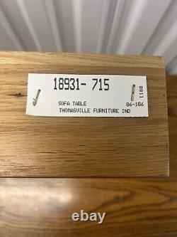 Thomasville Sofa Table Entry Table Furniture Two Drawers Chippendale Vintage