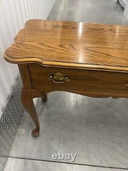 Thomasville Sofa Table Entry Table Furniture Two Drawers Chippendale Vintage