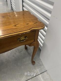 Thomasville Sofa Table Entry Table Furniture Two Drawers Chippendale Vintage