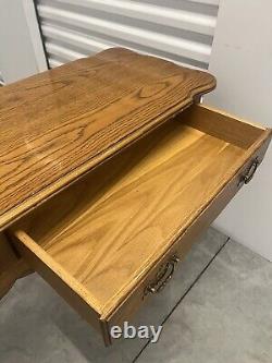 Thomasville Sofa Table Entry Table Furniture Two Drawers Chippendale Vintage