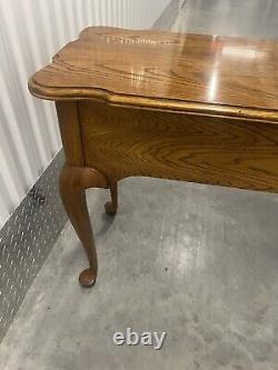 Thomasville Sofa Table Entry Table Furniture Two Drawers Chippendale Vintage