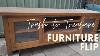 Tv Unit Furniture Flip Trash To Treasure