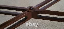 VTG COUNCILL Chippendale Style Mahogany Cherry Coffee Table w. Stretcher Base