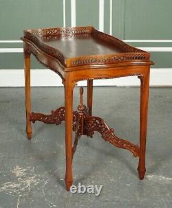 Very Fine Antique Mahogany George III Chippendale Style Console Sliver Table
