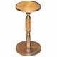 Very Small Edwardian Walnut Lamp Wine Side Table Nice Fluted Pillar To The Base