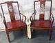 Vintage Arm Chairs Chinese Chippendale Asian Theme Dragon Carved Rosewood