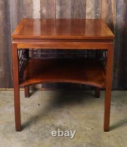 Vintage Baker Chinese Chippendale Style Side Table