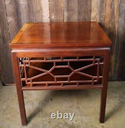 Vintage Baker Chinese Chippendale Style Side Table