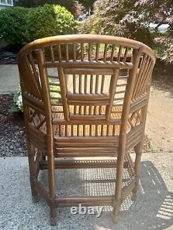 Vintage Brighton Pavilion Pavilion Chinese Chippendale Bamboo Table & 4 Chairs