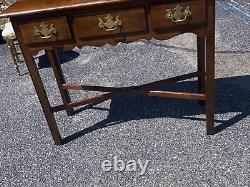 Vintage COUNCILL CRAFTSMEN Mahogany sofa table 3 drawer consul table