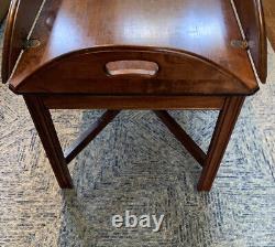 Vintage Century Mahogany Chippendale Style Butler's Tray Coffee Table