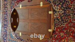 Vintage Century Mahogany Chippendale Style Butler's Tray Coffee Table mint cond