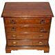 Vintage Cherry Drexel Silver Chest, Nightstand End Table Model 184 667 1