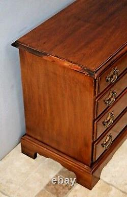 Vintage Cherry Drexel Silver Chest, Nightstand End Table model 184 667 1