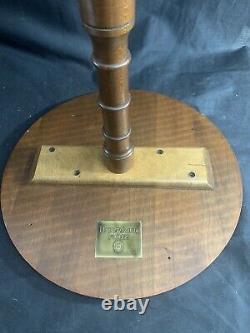 Vintage Cherry Pedestal Candle Stand Table Plant Pennsylvania House Chippendale