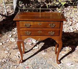 Vintage Cherry Valley Chippendale Style Dressing Table Lingerie Chest Console