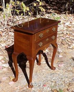 Vintage Cherry Valley Chippendale Style Dressing Table Lingerie Chest Console