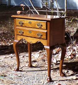 Vintage Cherry Valley Chippendale Style Dressing Table Lingerie Chest Console