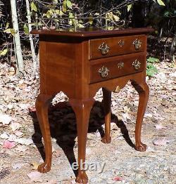 Vintage Cherry Valley Chippendale Style Dressing Table Lingerie Chest Console