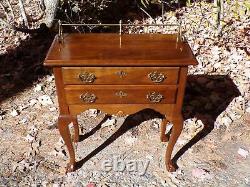 Vintage Cherry Valley Chippendale Style Dressing Table Lingerie Chest Console