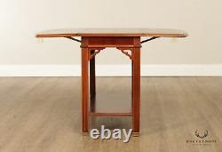 Vintage Chippendale Style Mahogany Drop Leaf Side Table