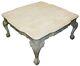 Vintage Chippendale Style Tessellated White Marble Coffee & Cocktail Table