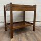 Vintage Chippendale Style Tray Top Nightstand Bedside Table Side Table Tea Table